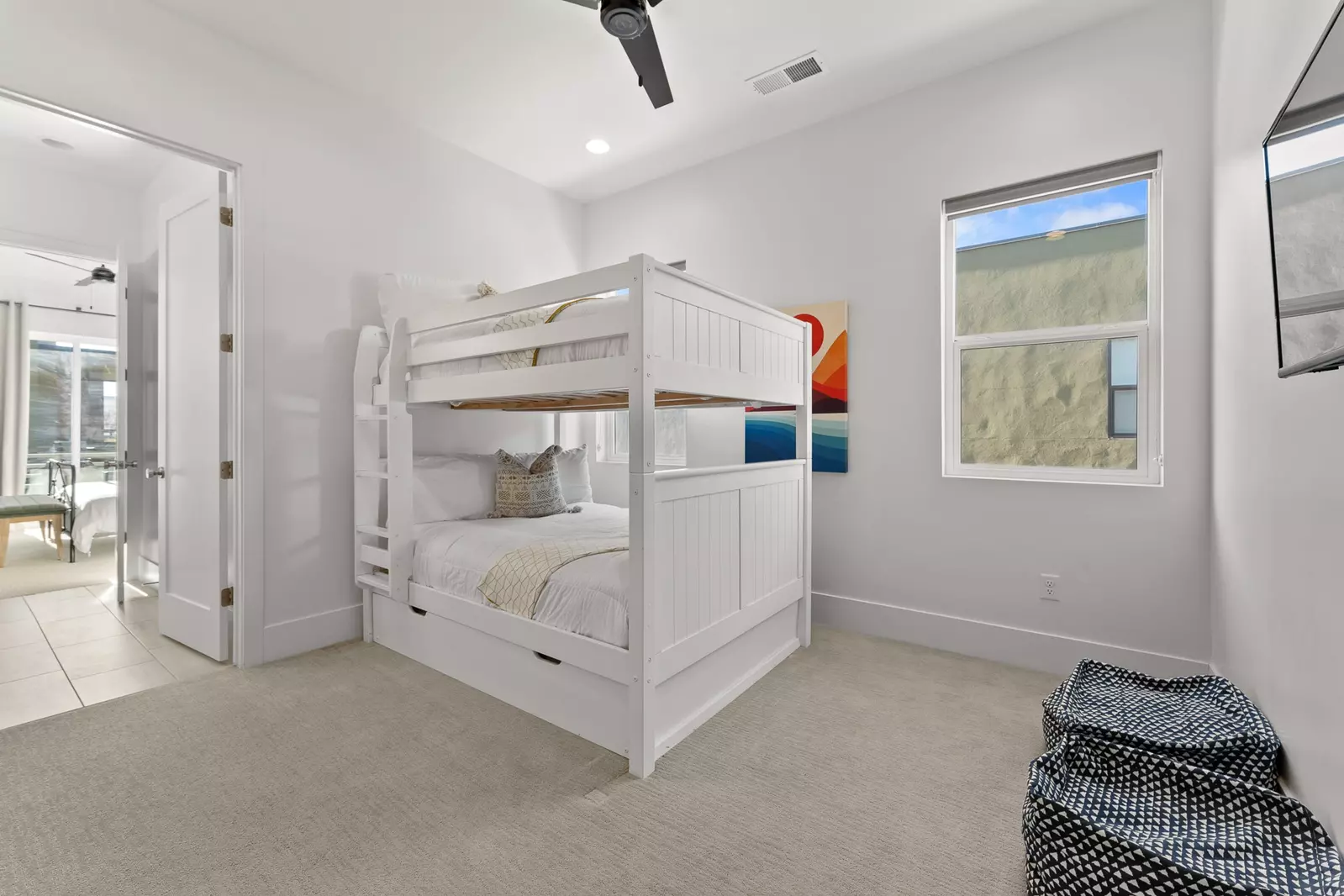 1 Double/Double, 1 Twin Trundle Bedroom