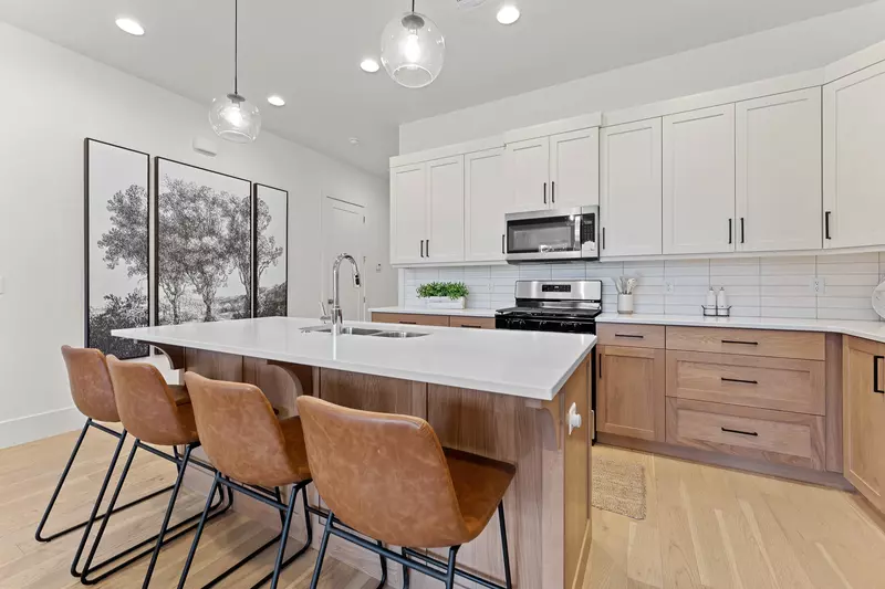 Kitchen with Barstools