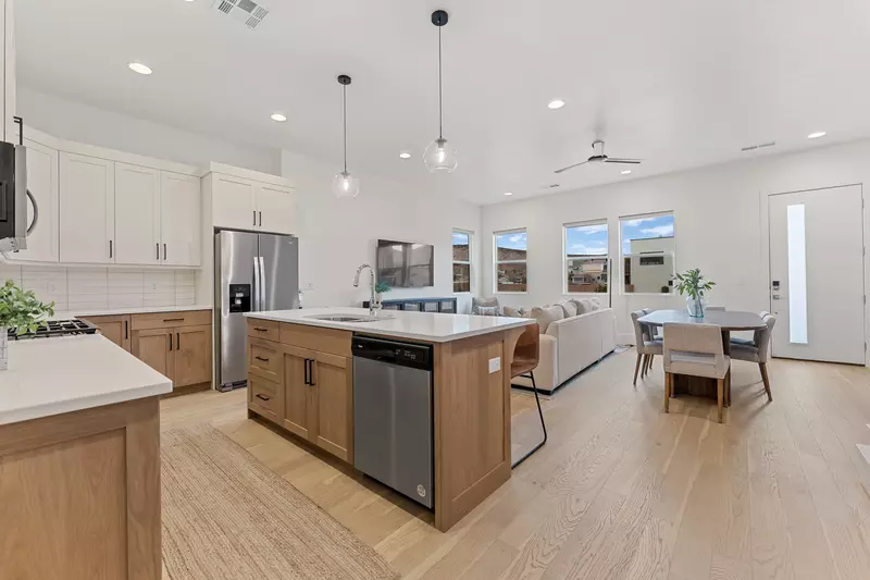 Kitchen and Living Area