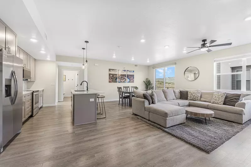 Living Room and Kitchen