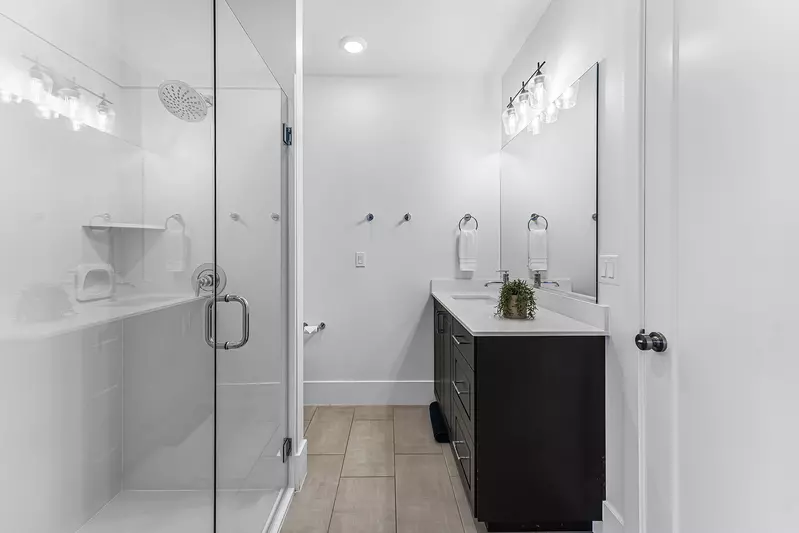 Bathroom with Standing Shower