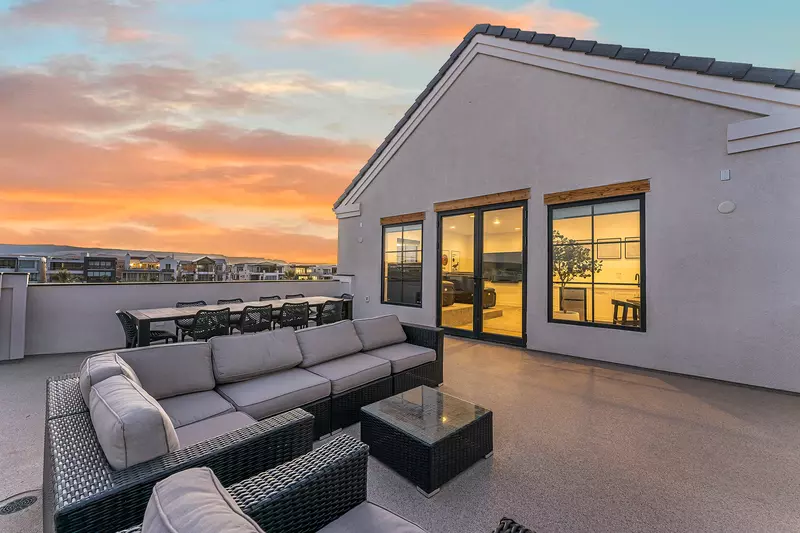 Upper Patio Dusk