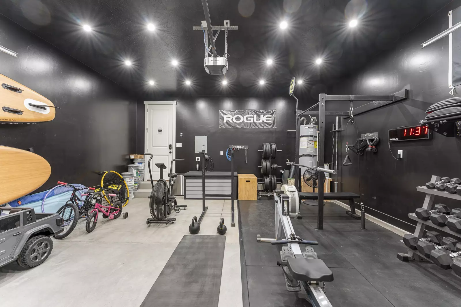 Garage Gym and Amenities