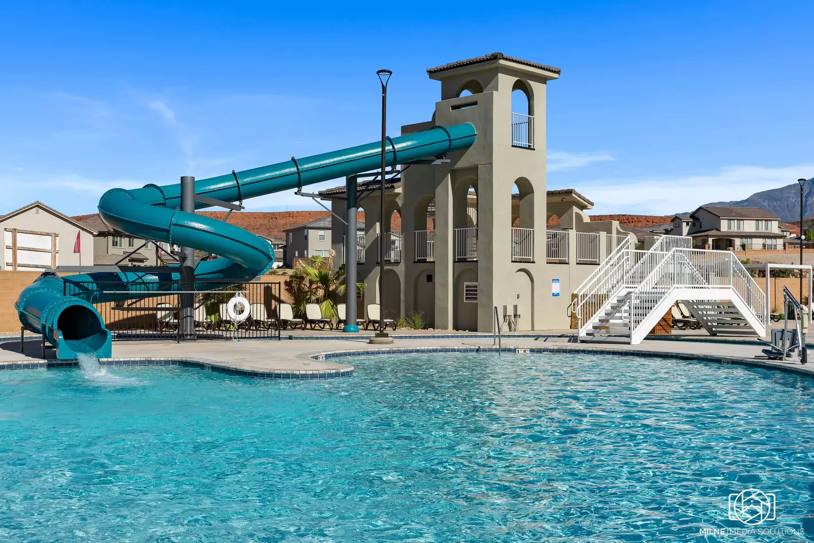 Lazy River and Slide