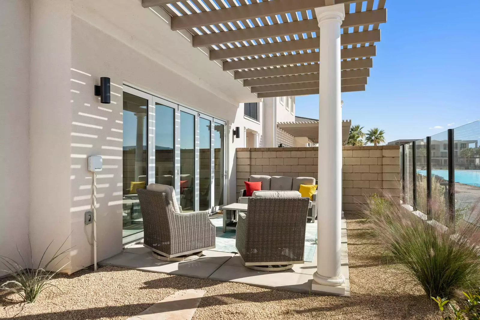 Pergola and Patio Seating