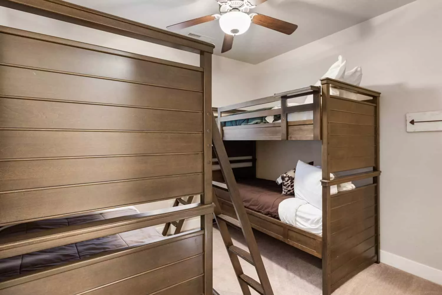 2 Twin/Twin and 1 Twin Trundle Bunk Room