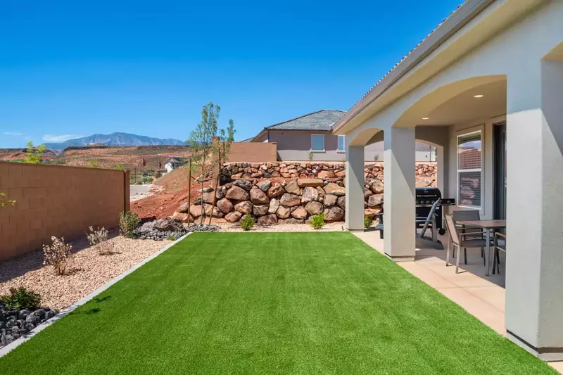 Backyard Lawn Area