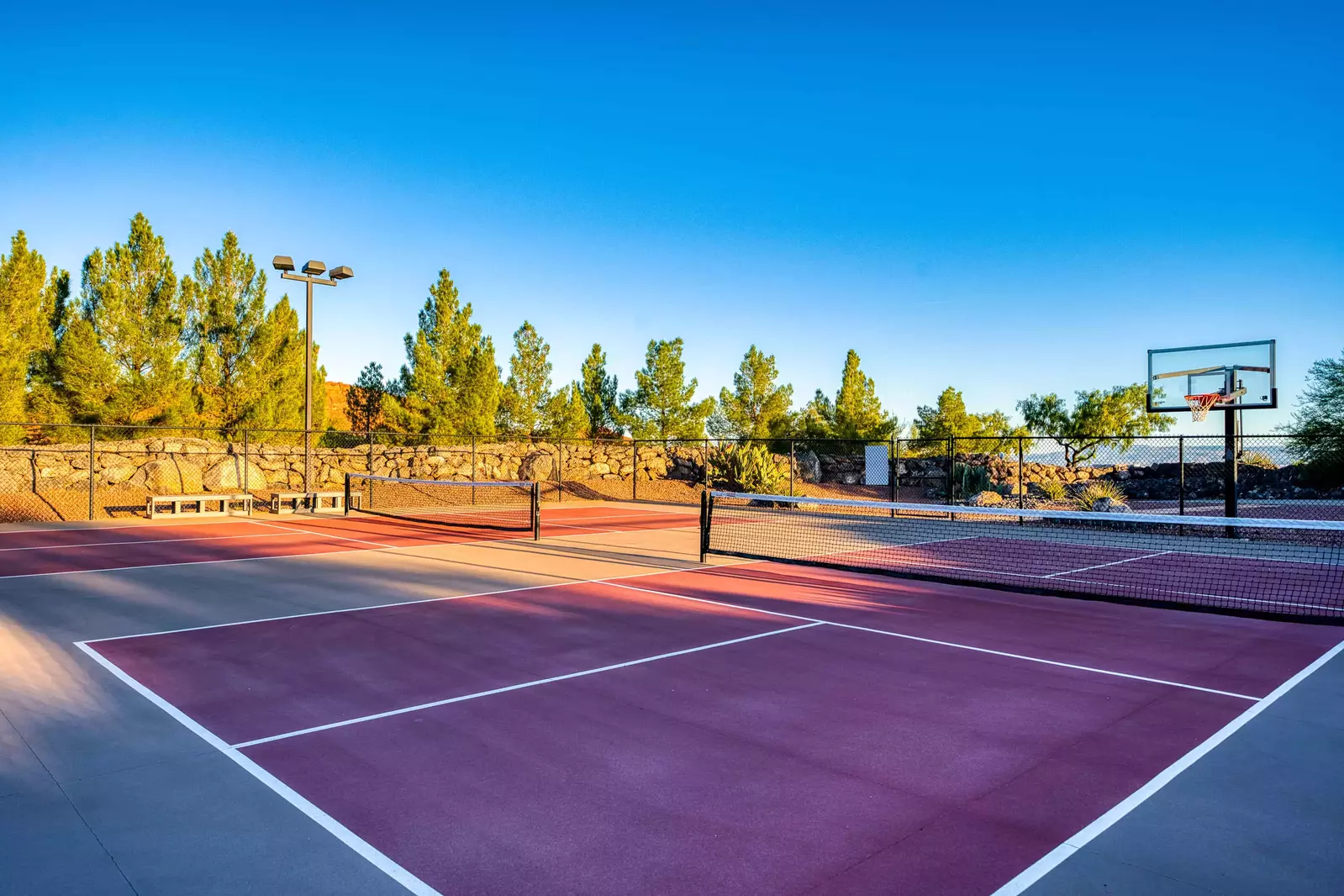 Pickleball & Basketball Courts