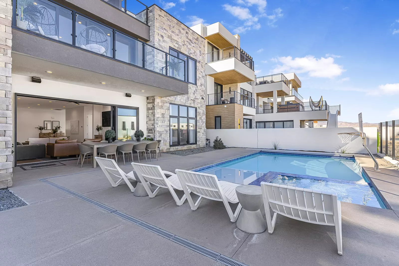 Private Pool and Hot Tub with Lagoon Front Beach Access