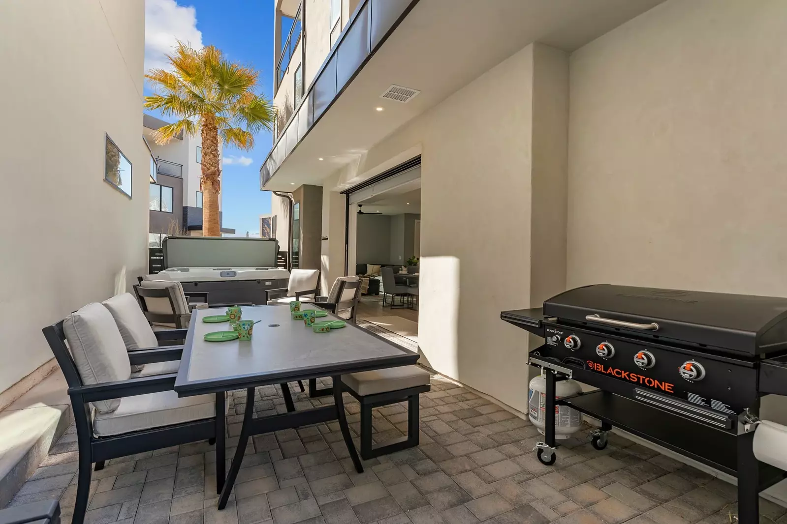 Outdoor Dining and BBQ Grill